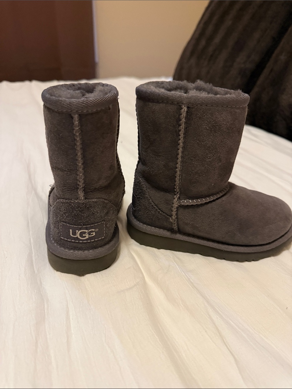 UGG Classic Short Boot in Charcoal